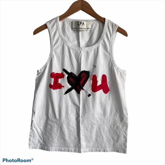 Love x Fashion x Art “I hate you” tank top - Picture 1 of 7